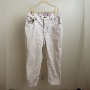 Guess Women's White Straight Leg Jeans